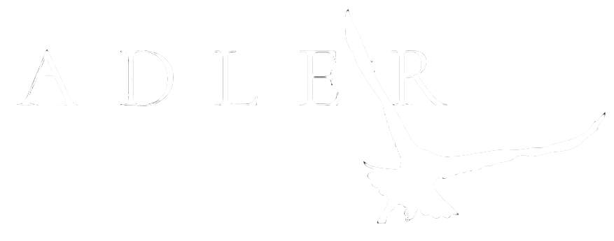 logo adler white